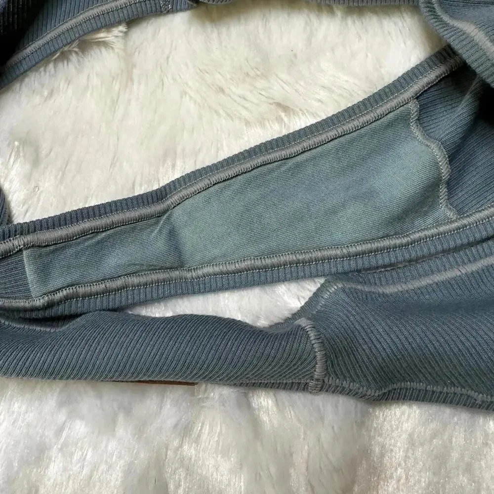 NWT Skims Cotton Rib Dipped Thong Kyanite Women’s 4X